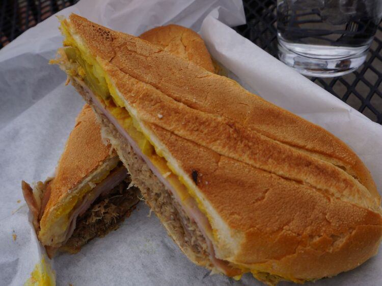 cuban sandwich at buchi cafe