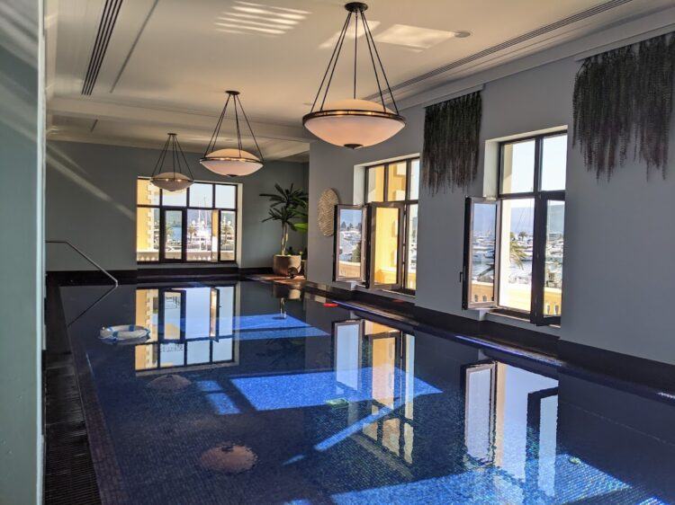 indoor pool at regent hotel