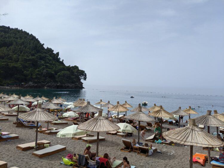 pebbled beach petrovac montenegro