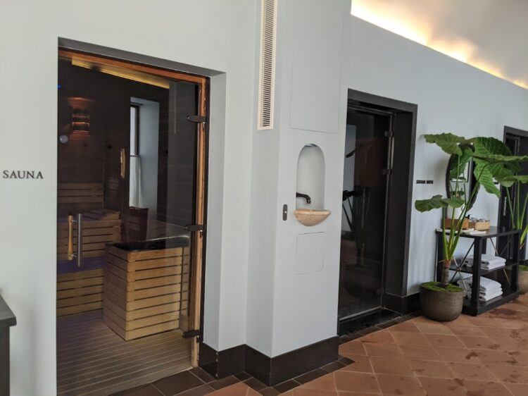 sauna and other spa facilities