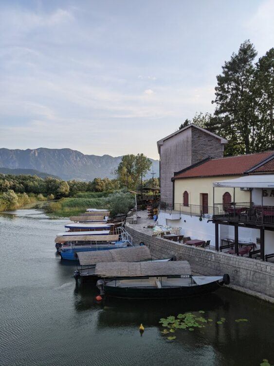 boats docked in virpazar