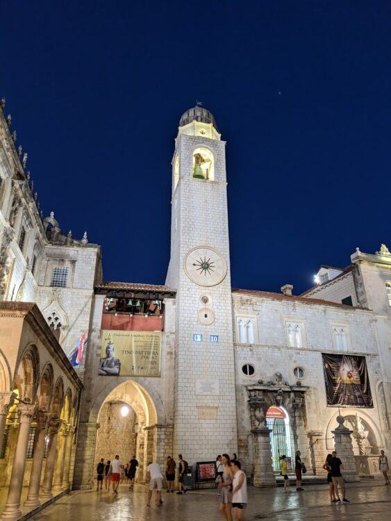 dubrovnik at night