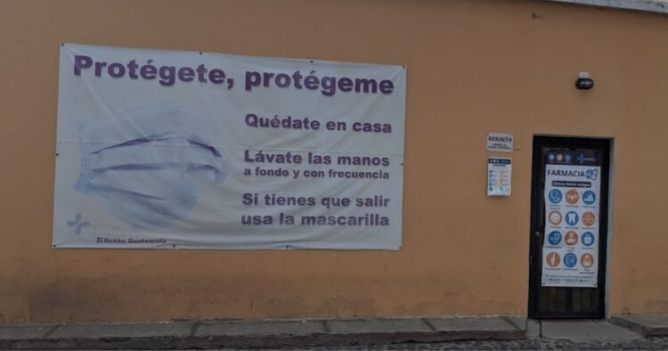 covid sign in guatemala