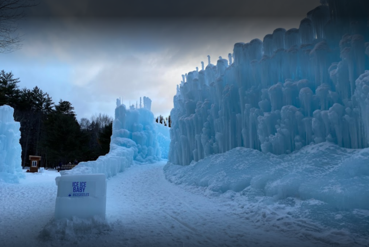 entrance to the ice castle
