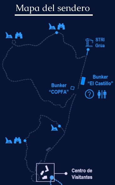 parque metropolitano hiking route map in panama city