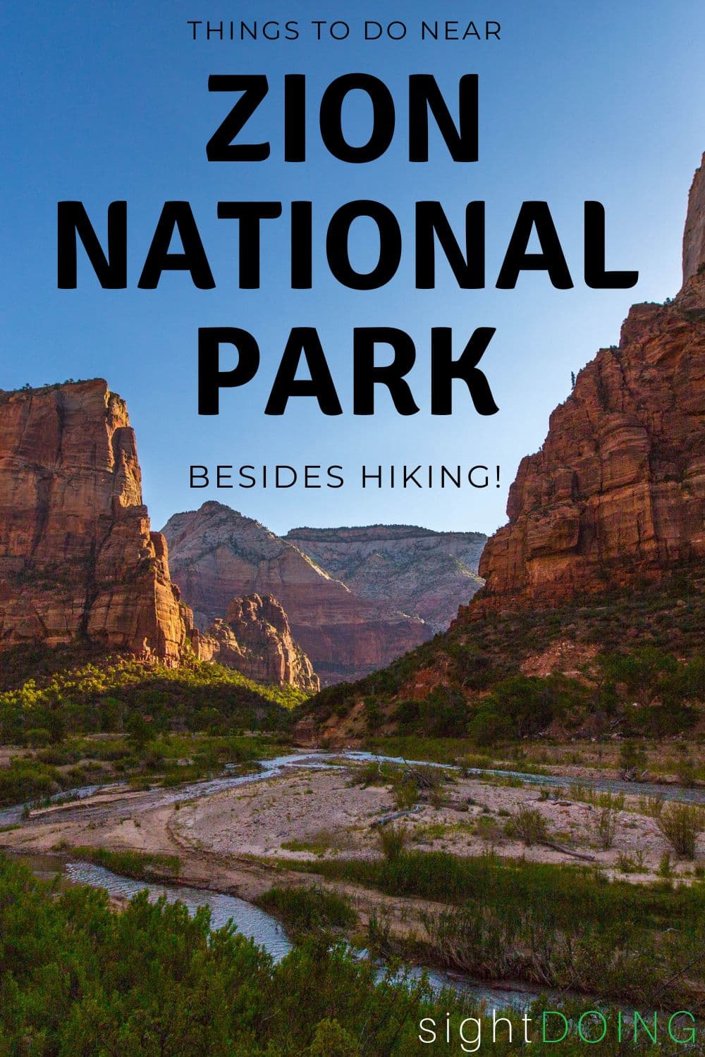 Pinterest graphic for Things to do near Zion besides hiking