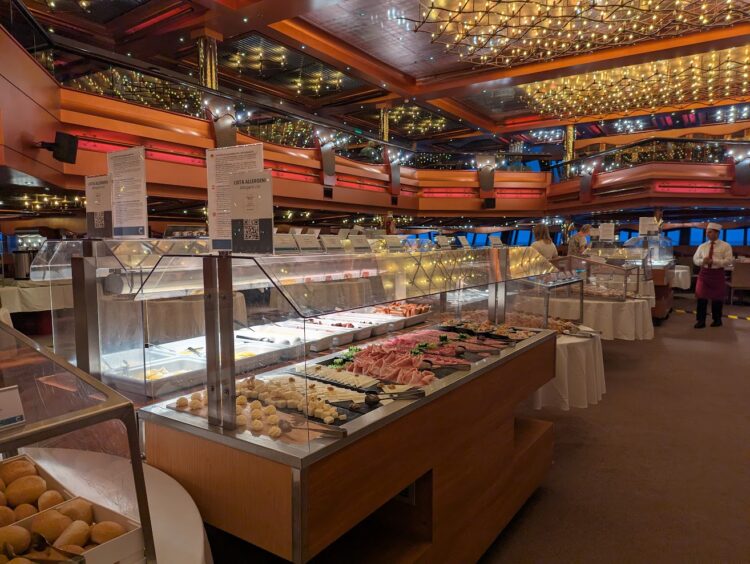 Costa pacifica breakfast buffet