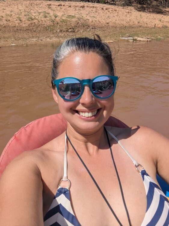 Zion river tubing